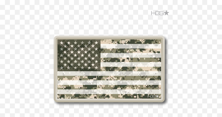 Us Flag Digital Camo Decal - Digital Camo American Flag Png,Camo Png