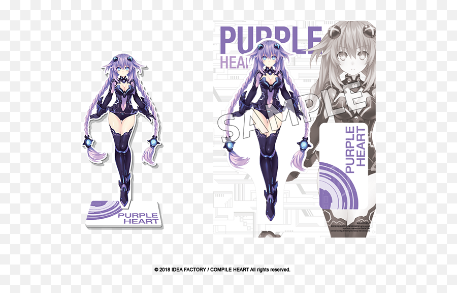 Goddess Acrylic Standee - Purple Heart Fictional Character Png,Purple Heart Transparent