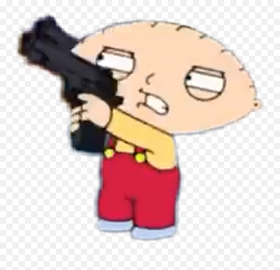 Stewy Americandad Gorillaz Baby Gun Thug Xxxtentacion - Cartoon Characters With Guns Png,Gorillaz Transparent