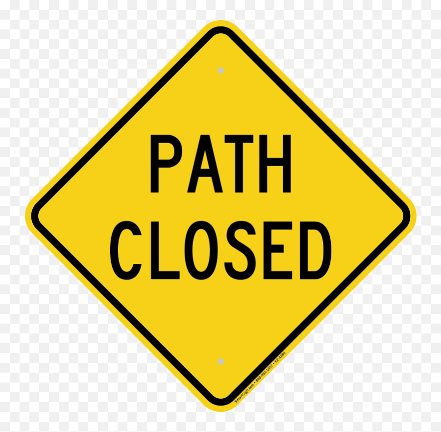 Download Path Closed - Sdp Liberal Alliance Full Size Png Share The Road Sign,Path Png