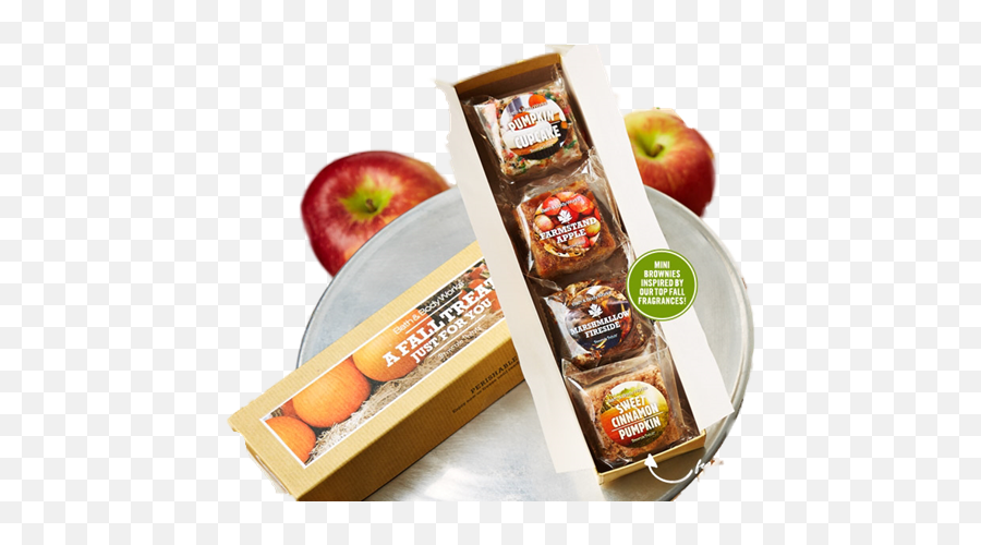 Delicious Bath U0026 Body Works Taste Of Fall Brownie Box - Diet Food Png,Bath And Body Works Logo Png