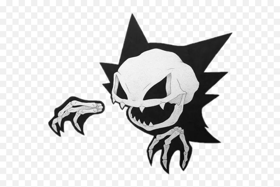 Haunter Pokemon Night Art Sticker By Jorge Herrera - Hunter Png Pokemon,Haunter Png