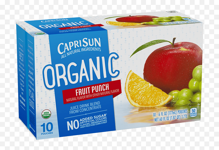 Organic Juice For Kids Fruit Capri Sun - Capri Sun Organic Fruit Punch Png,Organic Png