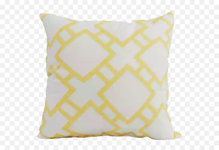 E By Design Square In St Louis Pillow Yellow - Decorative Png,Yellow Square Png