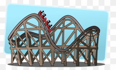 Animated Roller Coaster Clipart - Congrats To Parents Of Graduate Png,Roller Coaster Png