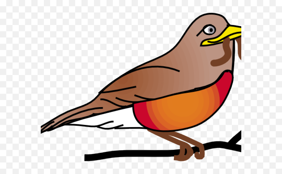 Trinidad Flag Png - American Robin Clipart North Bird Red Robin Clip Art,Trinidad Flag Png