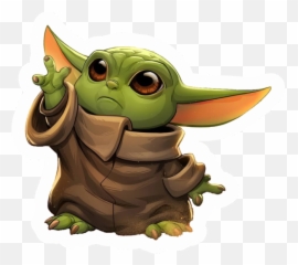 Baby Yoda The Mandalorian Stickers For Laptop Skateboard Home Decoration Car Scooter Decal - Baby Yoda Quotes Png,Mandalorian Icon