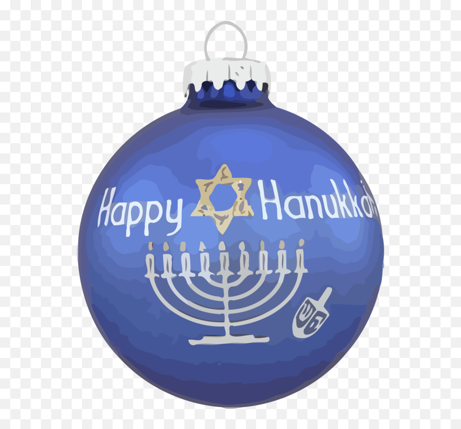 Hanukkah Holiday Ornament Christmas - Hanukkah Christmas Decorations Png,Hanukkah Icon