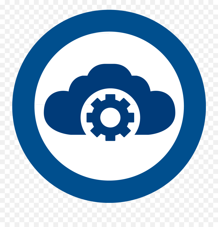 Download Hd Cloud Icon Dark No Txt - Services On Cloud Icon Png,White Cloud Icon