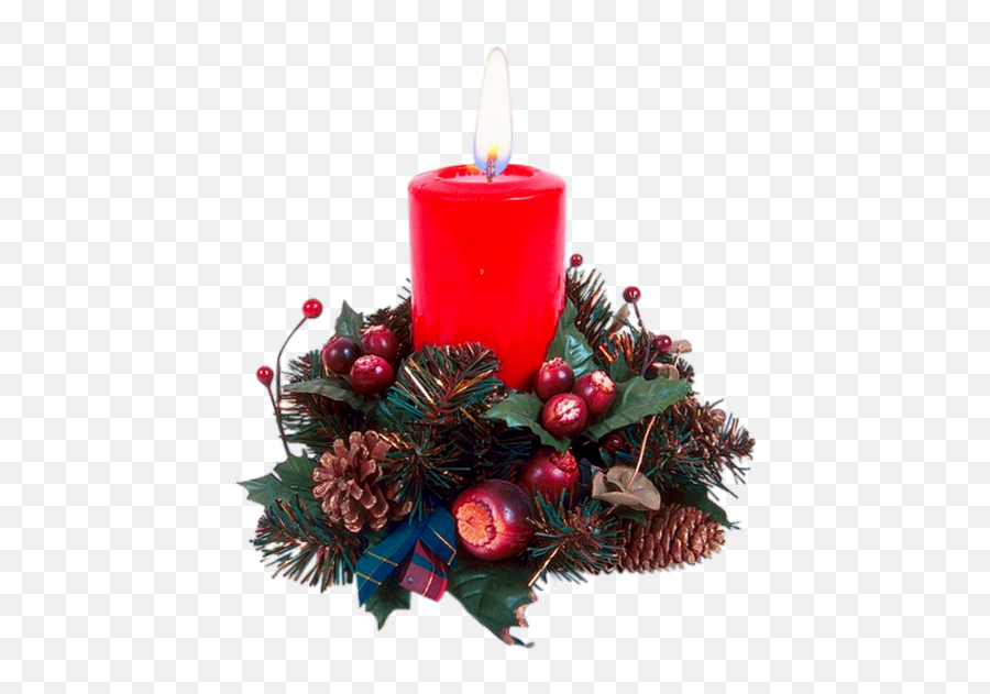 Tube Noël Bougie Png Christmas Candle - Advent Candle,Christmas Candle Png