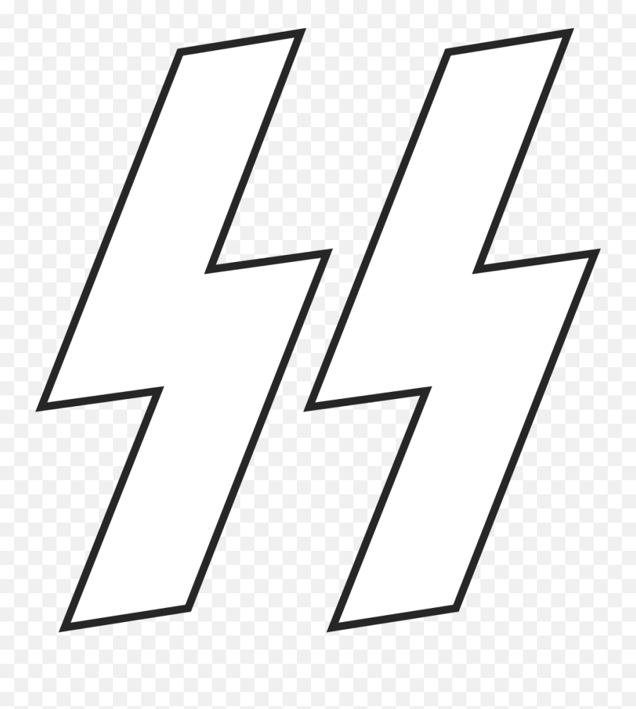 Sig Runes - Schutzstaffel Line Art Png,Runes Png