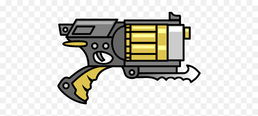 Cartoon Gun And Knife - Cartoon Weapon Png,Cartoon Gun Png