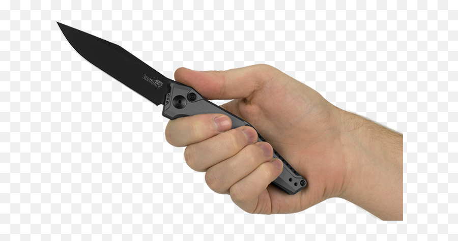 Launch 7 Automatic Knife From Kershaw - The Firearm Blog Hand Holding Knife First Person Png,Knife Transparent