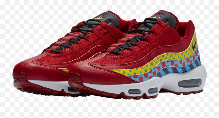 Unique Patterns And Logos Land - Nike Air Max 95 Gym Red Png,Images Of Nike Logos