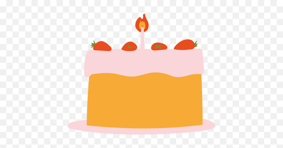 Birthday Cake Flat Transparent Png U0026 Svg Vector - Cake Decorating Supply,Emoji Cake Icon