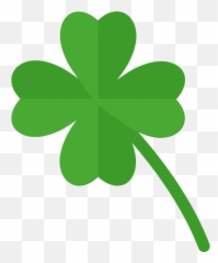 Clover Icon Png And Svg Vector Free Download - Silhouette 4 Leaf Clipart