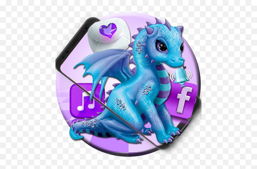 Cute Cool Dragon Theme Apk 1114 - Download Apk Latest Version Dragon Png,Cute Dragon Icon