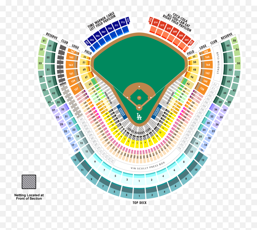 Mlb Seating Chart - Catanvtngcforg Dodger Stadium Seating Chart Png,Mlb Png