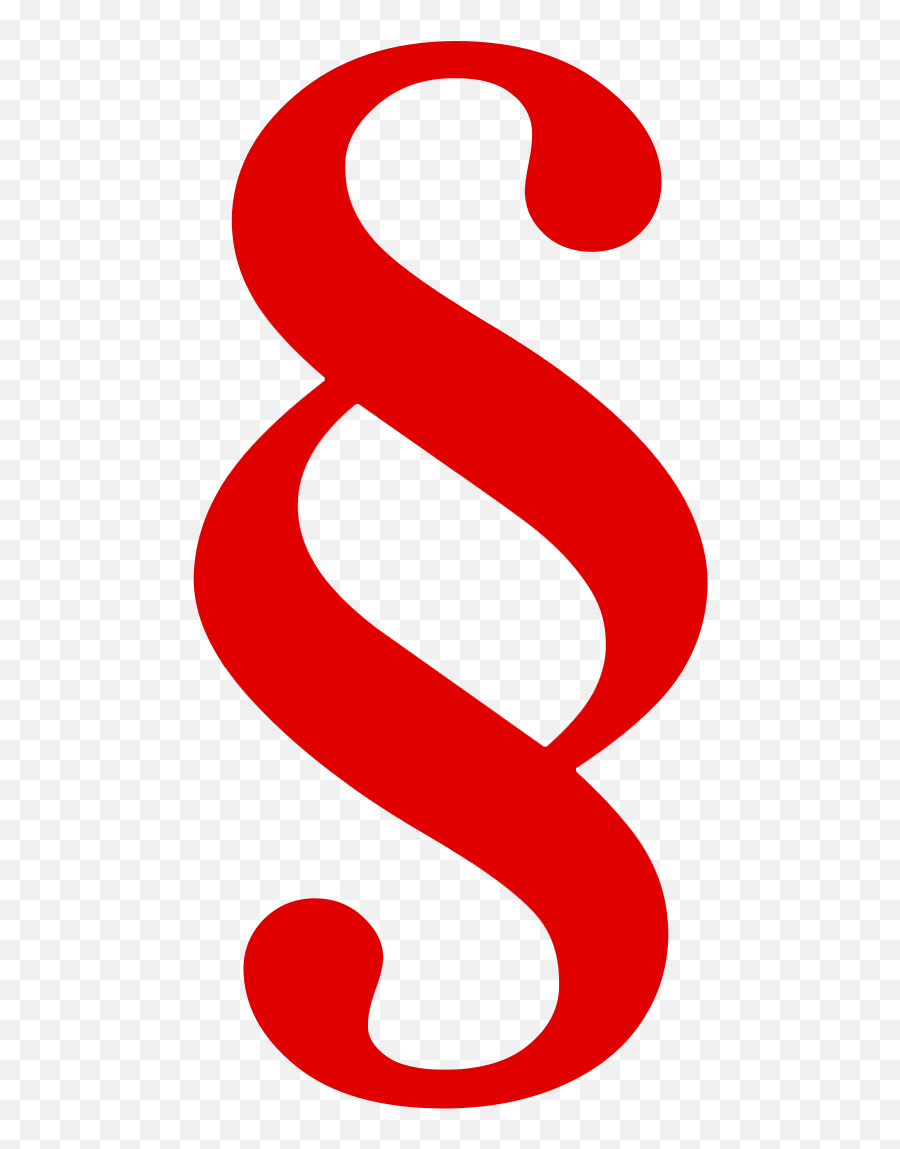 Filered Section Signpng - Wikimedia Commons Paragraph Symbol Red,Paragraph Icon