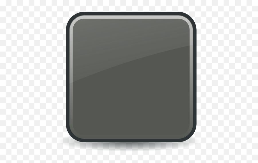 Gray Button Public Domain Vectors - Cuadrado Gris Png,Iphone Button Icon