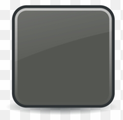 Gray Button Public Domain Vectors - Cuadrado Gris Png