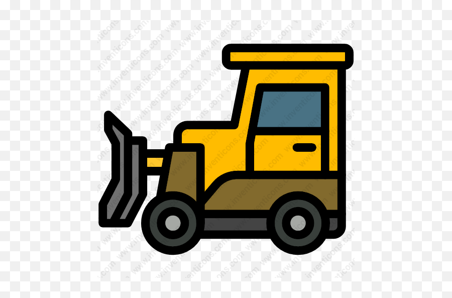 Download Skid Steer Vector Icon Inventicons - Vertical Png,Construction Equipment Icon