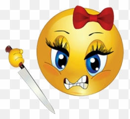Download Hd Angry Emoji Face - Smiley Transparent PNG Girl