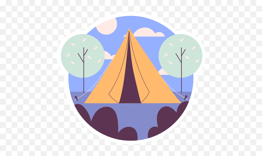 Camping Stickers - Free Holidays Stickers Camping Stickers Png,Camping Icon