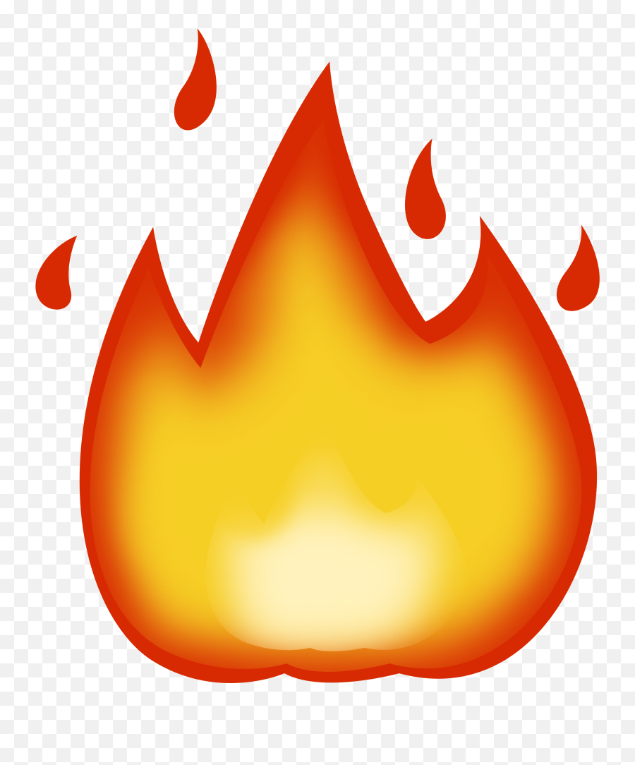Flame Emoji Cutouts - Oversized Cutouts Buildahead Fire Emoji Cut Out Png,Flushed Emoji Png