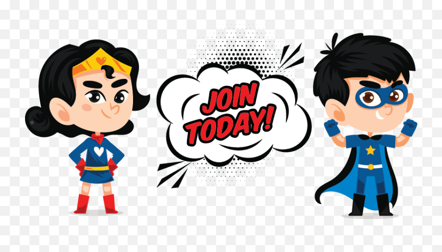 Membership U2014 Moffett Pta - Cartoon Cute Female Superhero Png,Join Now Png