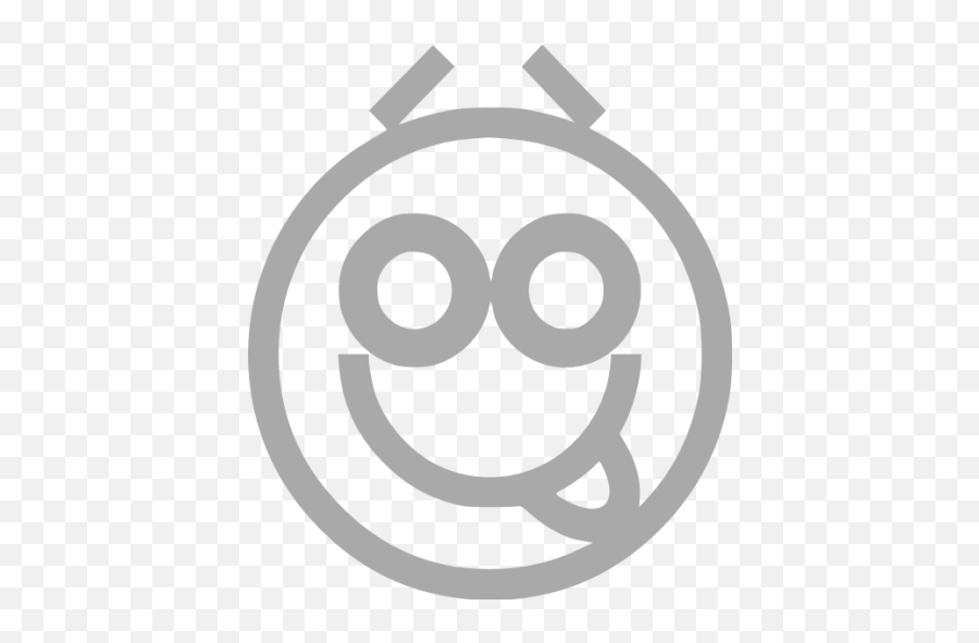 Dark Gray Emoticon 20 Icon - Free Dark Gray Emoticon Icons Happy Png,Sticker Icon Png