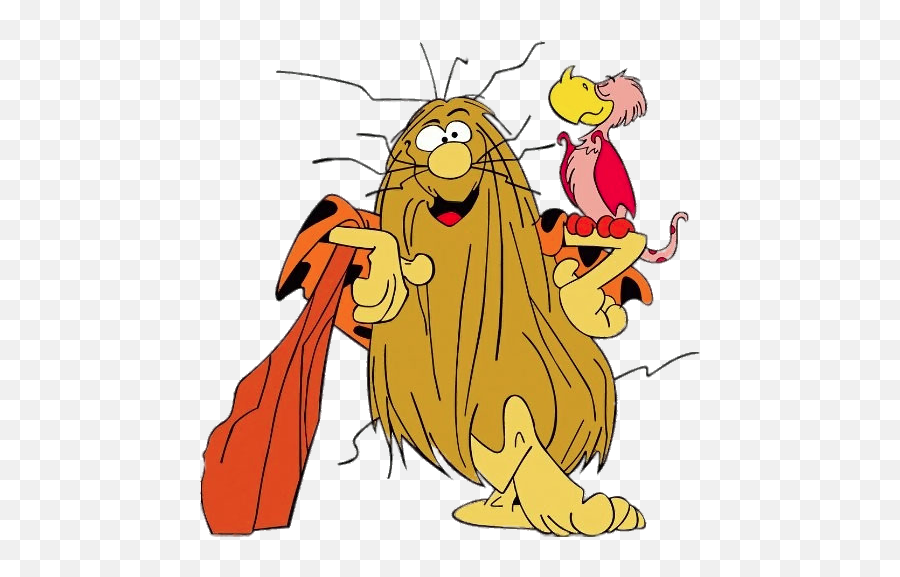 Check Out This Transparent Captain Caveman With Bird Png Image - Captain Caveman,Caveman Icon