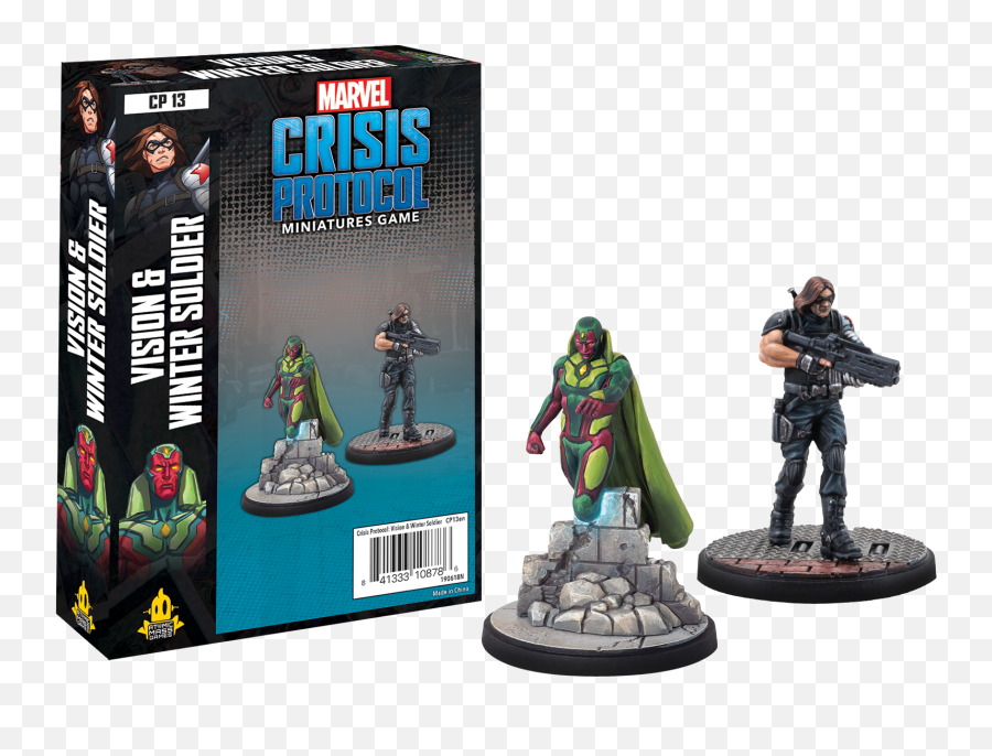 Marvel Crisis Protocol U2013 Vision And Winter Soldier - Marvel Crisis Protocol Vision And Winter Soldier Png,Bucky Barnes Png