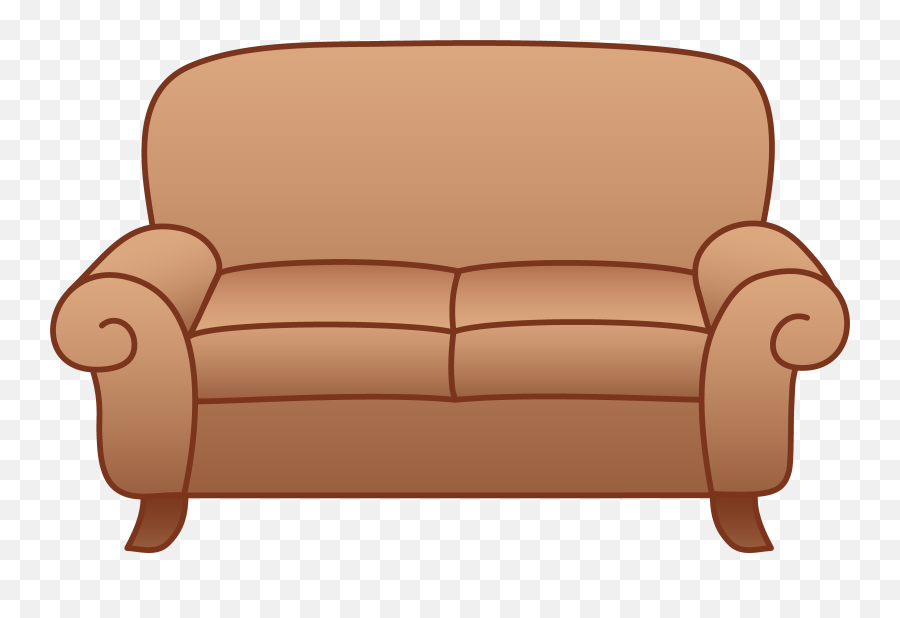 Couch Clipart Transparent Background - Transparent Background Couch Clipart Png,Couch Transparent Background