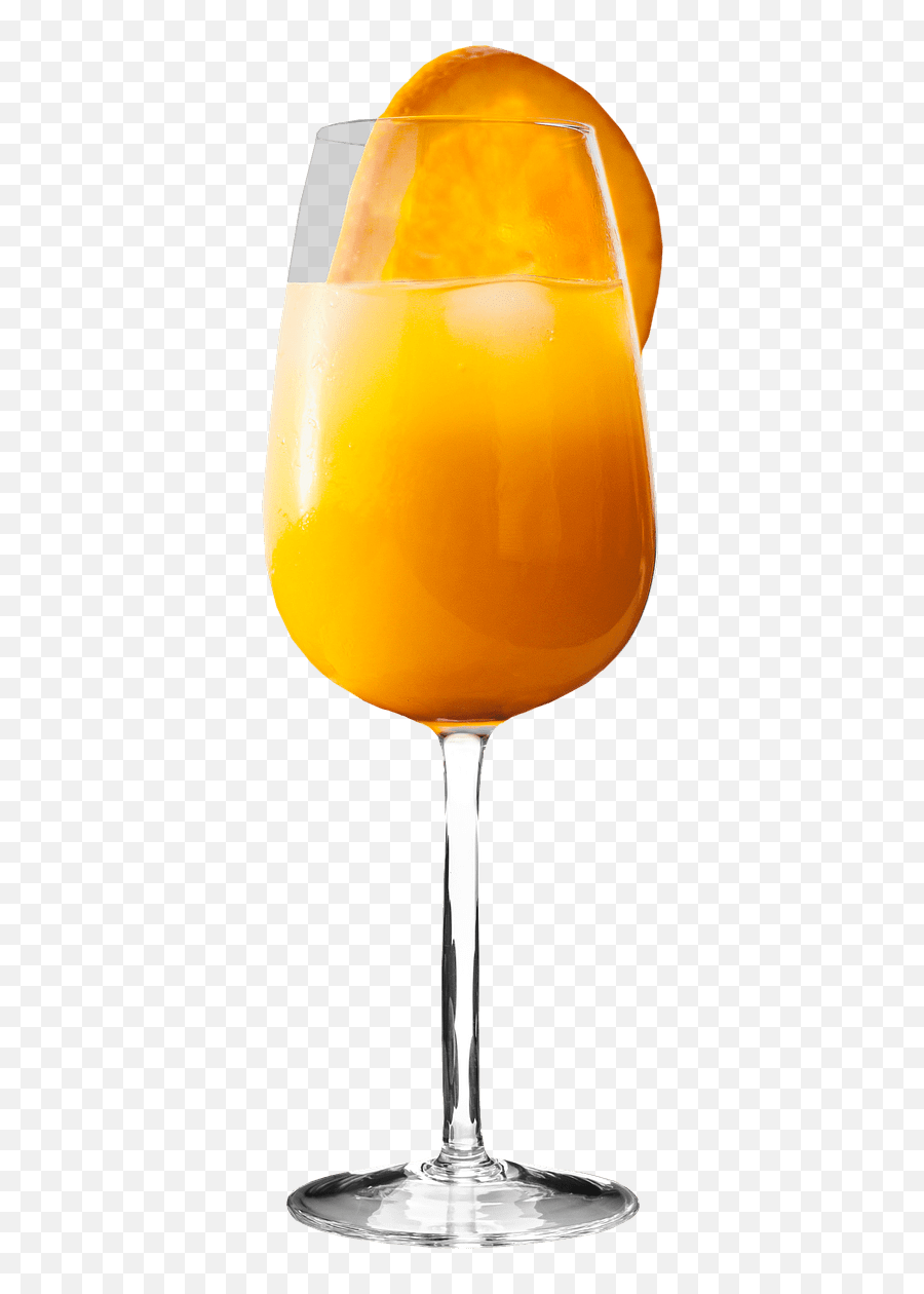 Download Orange Juice With Fruit Slice Transparent Png - Orange Juice In Wine Glass Png,Orange Slice Png