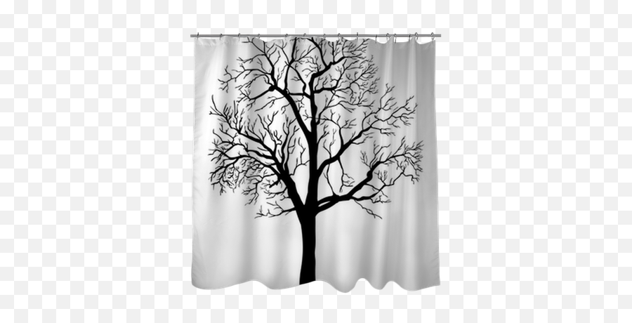 Vector Black Silhouette Of A Bare Tree - Dibujos De Troncos De Arboles Png,Bare Tree Png