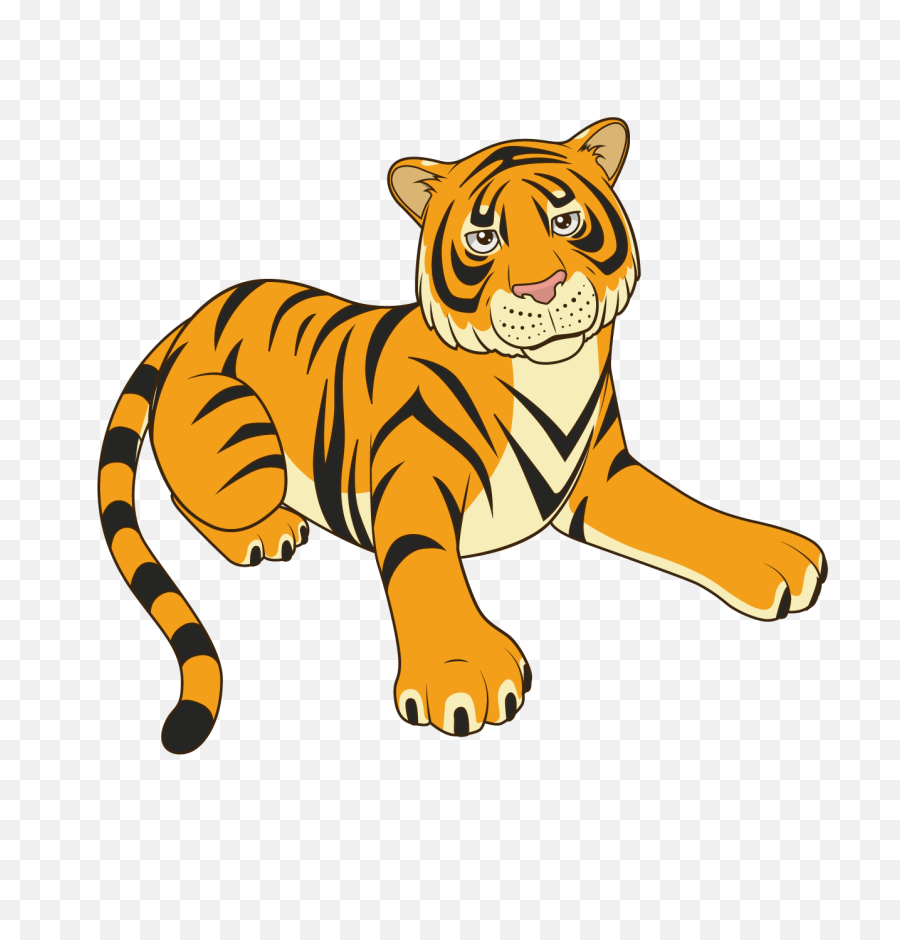 Tiger Png Cartoon - Cartoon Tiger Clipart,Tigers Png