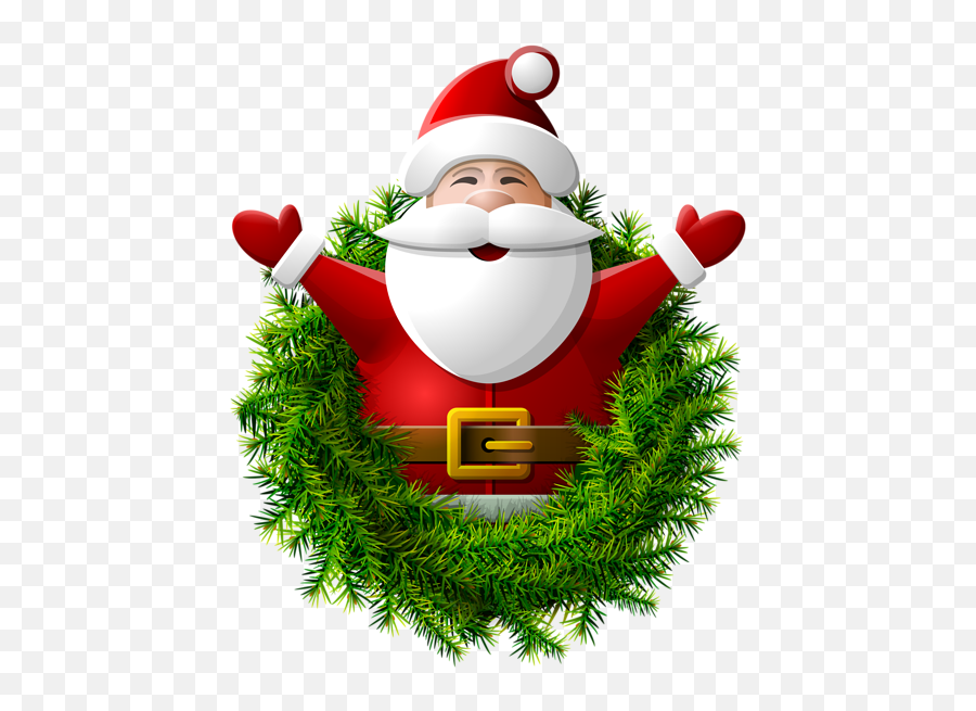 Christmas Santa Claus Hd Png Images - Free Transparent Png Logos Natal Png,Christmas Wreath Png Transparent