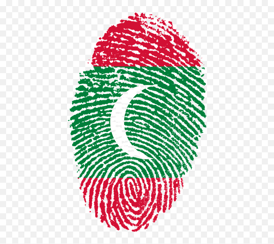 Maldives Flag Fingerprint - Free Image On Pixabay Imagenes De Bandera Colombia Png,Pride Flag Png