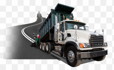 Download Paving Truck - Trailer Truck Png,Pavement Png