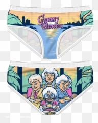 Granny Panties Briefs U2013 Harebrained - Golden Girls Granny Panties Png,Panties Png