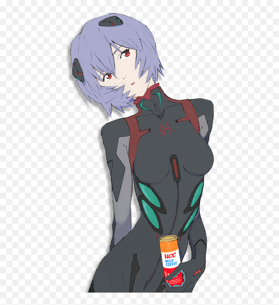 Ayanami Rei - Ucc Milk Coffee Evangelion Png,Rei Ayanami Png
