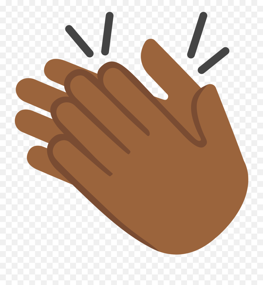 Medium - Black Clapping Hands Emoji Png,Clapping Emoji Png