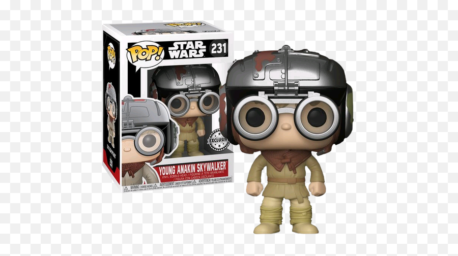 Star Wars - Young Anakin Skywalker In Podracer Outfit Pop Funko Pop Star Wars Png,Anakin Skywalker Png