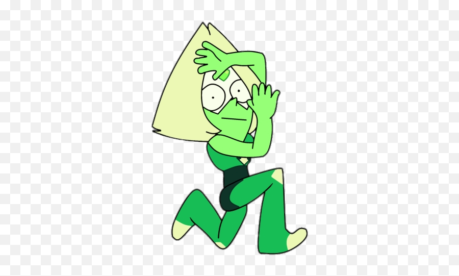 Check Out This Transparent Steven Universe Peridot Running - Peridot Steven Universe Characters Png,Running Transparent