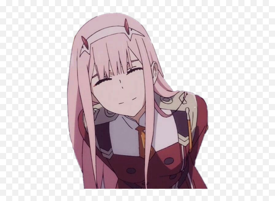 The Newest Darling Stickers - Zero Two Png Transparent,Zero Two Png