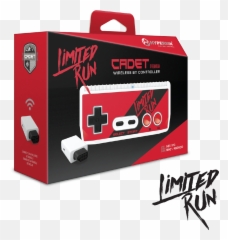 Limited Run Hyperkin Scout Wireless Snes Controller Pink - Box png