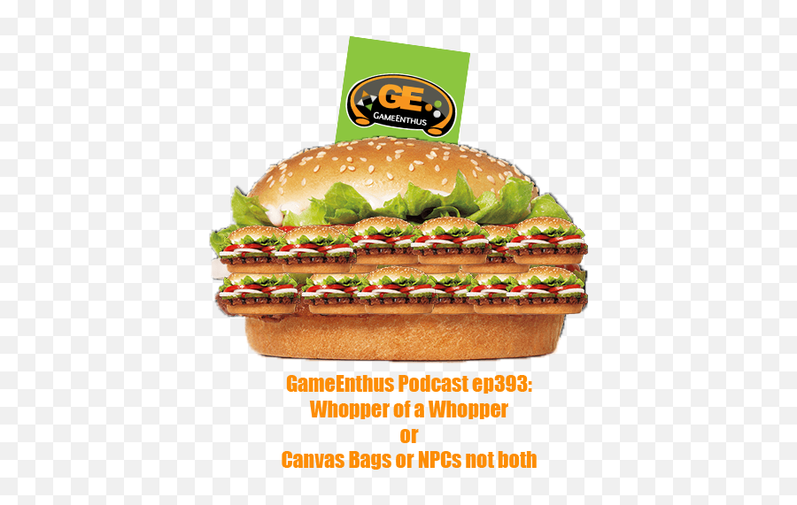 Gameenthus Podcast Ep393 Whopper Of A Or Canvas - 10 Fitness Png,Whopper Png