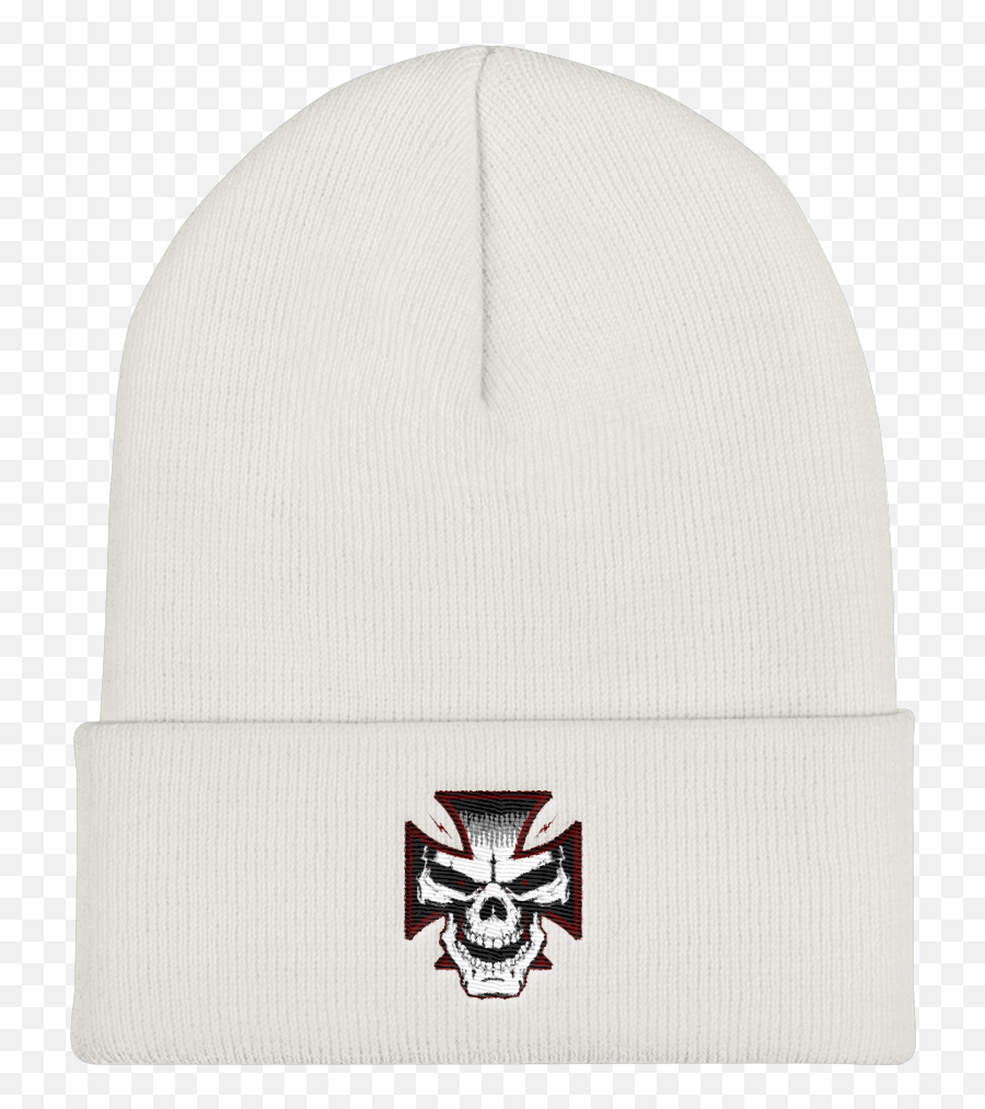 Iron Cross Cuffed Beanie U2013 Lost Soulz Ink - Beanie Png,Iron Cross Png