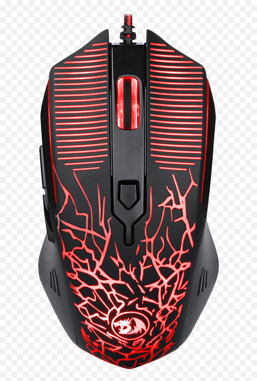 Redragon M608 Wired Gaming Mouse Ergonomic Led Back Light Pc Laptop Computer 4 Colors 2 Side Buttons 3200 Dpi User Programmable Png